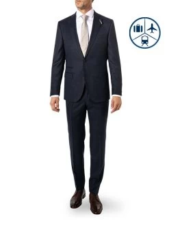 Baldessarini Reise-Anzug, Modern Fit, Schurwolle Super120 GUABELLO, Dunkelblau