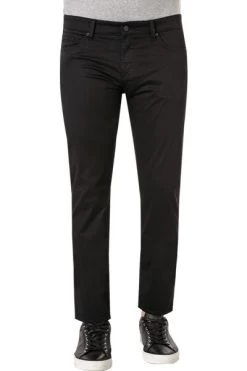 Boss Hose Delaware, Slim Fit, Baumwolle, Schwarz