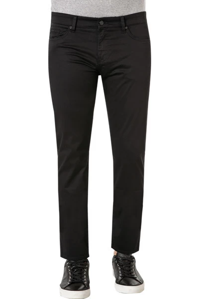 Boss Hose Delaware, Slim Fit, Baumwolle, Schwarz