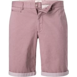 Bermudashorts Pisa, Regular Fit, Baumwolle, Altrose Gemustert