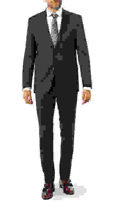 CARL GROSS Anzug, Modern Fit, Schurwolle GUABELLO, Dunkelgrau – Bild 9