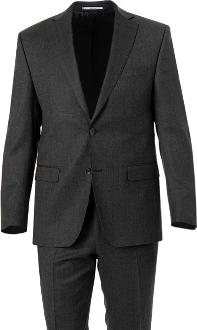 CARL GROSS Anzug, Modern Fit, Schurwolle GUABELLO, Dunkelgrau – Bild 2