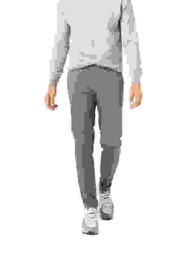 Chino Tilo, Slim Fit, Supima® Baumwolle, Dunkelgrau – Bild 5