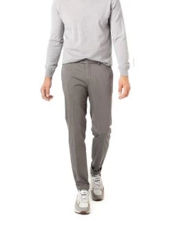 Chino Tilo, Slim Fit, Supima® Baumwolle, Dunkelgrau