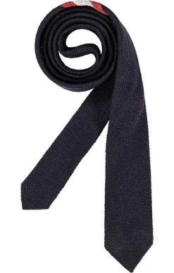 Hugo Krawatte, Baumwoll-Frottee, Nachtblau