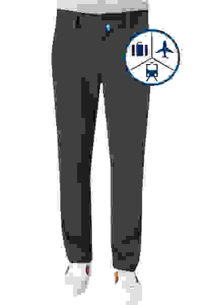 Pierre Cardin Hose Lyon, Modern Fit, Flanell, Braun Meliert – Bild 5