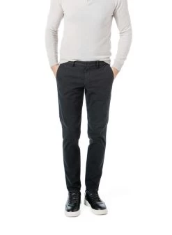 Chino Thiago, Slim Fit, Baumwolle, Schwarz