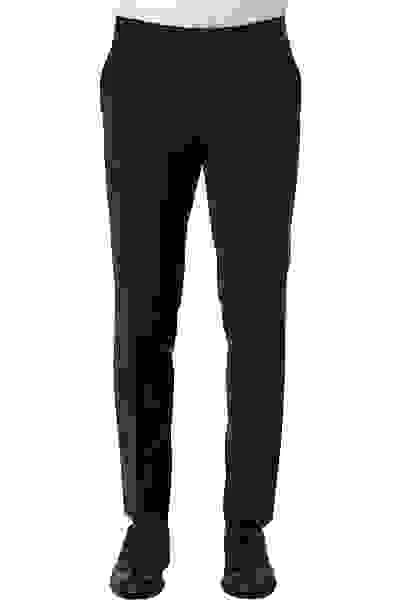 Hugo Hose, Extra Slim Fit, Schurwoll-Stretch, Schwarz – Bild 5
