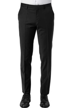 Hugo Hose, Extra Slim Fit, Schurwoll-Stretch, Schwarz