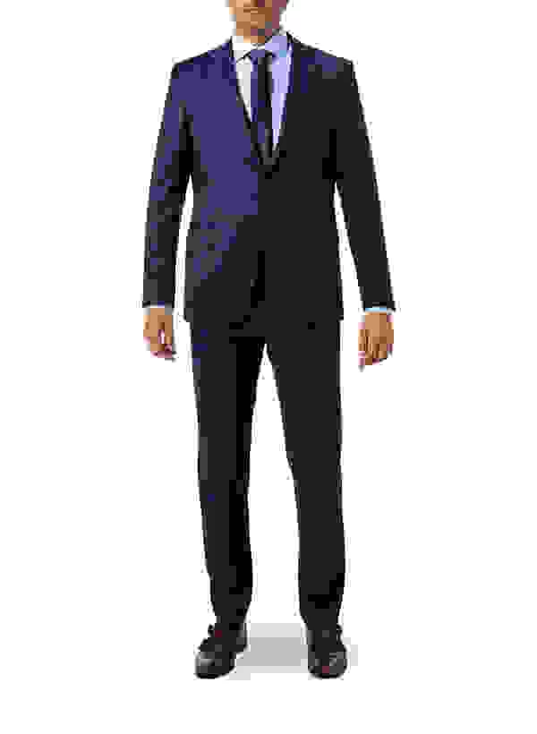 Digel Anzug, Modern Fit, Schurwolle REDA, Dunkelblau – Bild 9