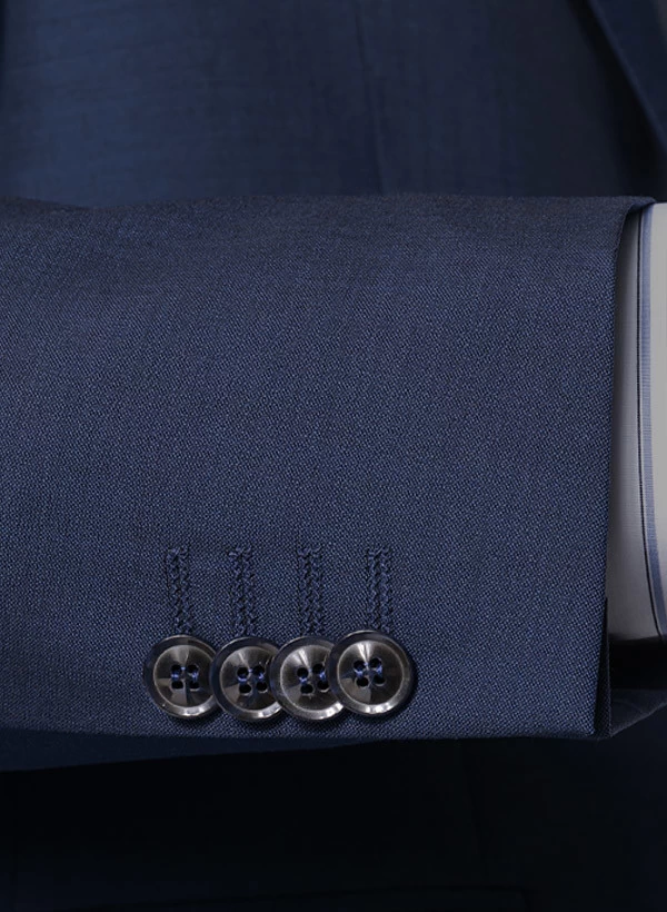 Digel Anzug, Modern Fit, Schurwolle REDA, Dunkelblau – Bild 6