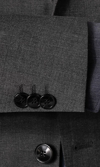 Hugo Anzug, Extra Slim Fit, Schurwoll-Stretch, Grau Meliert – Bild 3