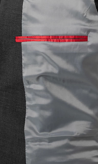 Hugo Anzug, Extra Slim Fit, Schurwoll-Stretch, Grau Meliert – Bild 2