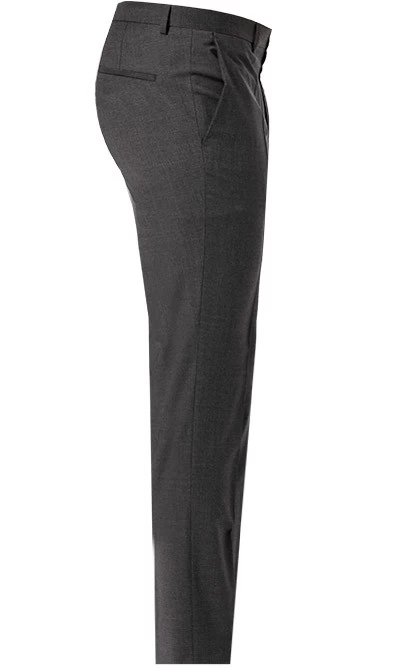 Hugo Anzug, Extra Slim Fit, Schurwoll-Stretch, Grau Meliert – Bild 6