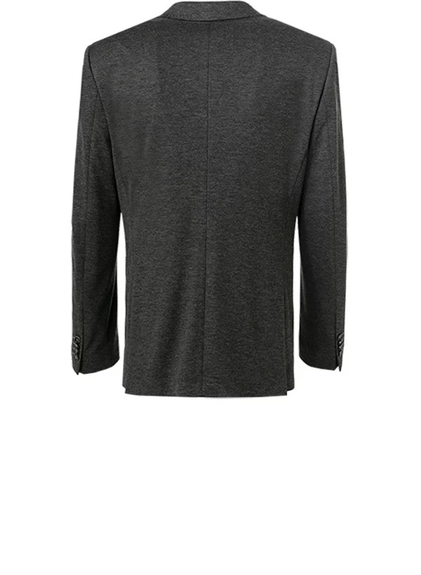 Digel Anzug, Modern Fit, Jersey Waschbar, Asphaltgrau Meliert – Bild 6