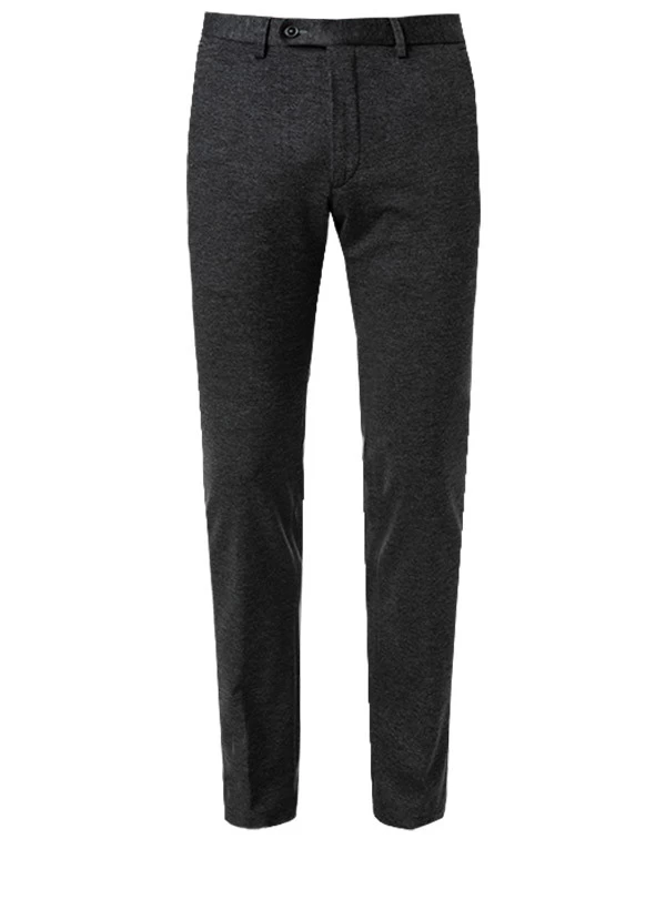 Digel Anzug, Modern Fit, Jersey Waschbar, Asphaltgrau Meliert – Bild 3