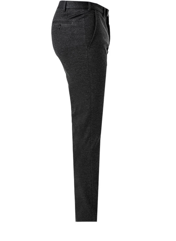 Digel Anzug, Modern Fit, Jersey Waschbar, Asphaltgrau Meliert – Bild 2