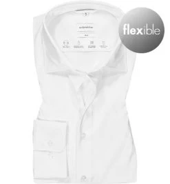 Seidensticker Hemd, Slim Fit, Mikrofaser Clima Control, Weiß