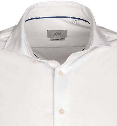 Eterna Hemd, Modern Fit, Jersey CO2-Neutral, Weiß – Bild 2