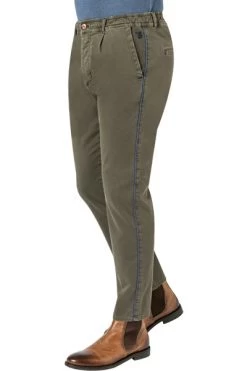 Amor Hose, Baumwolle, Jägergrün