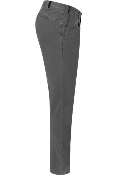 Hose Turin, Slim Fit, Baumwolle, Stahlgrau – Bild 4