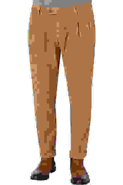 Bundfaltenhose Tarmac-U, Slim Fit, Cord, Beige – Bild 5