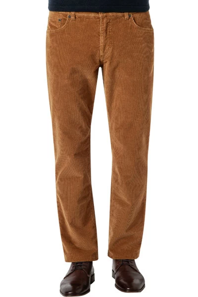 BRAX Hose Cooper, Regular Fit, Cord, Zimtbraun