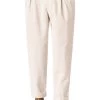 Hose Verona-U, Cord, Wollweiß