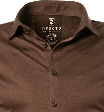 Hemd, Jersey, Braun Meliert – Bild 2
