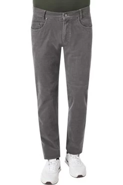 Bugatti Hose, Modern Fit, Cord, Grau