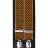 Hosenträger, Cognac Gemustert