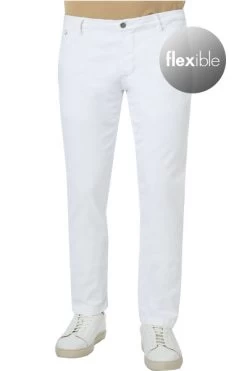 Replay Chino, Regular Fit, Baumwolle Hyperflex, Weiß