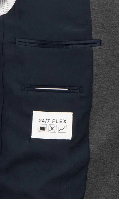 CARL GROSS Anzug, Jersey, Grau – Bild 8