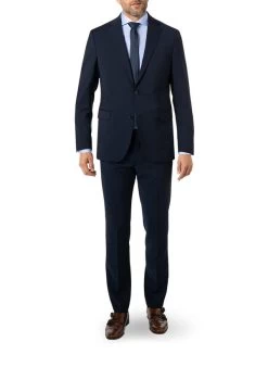 Anzug Sean-Janis, Shaped Fit, Schurwolle, Navy