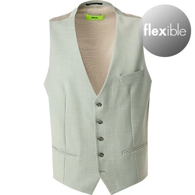 CINQUE Weste, Schurwoll-Stretch, Salbei Meliert