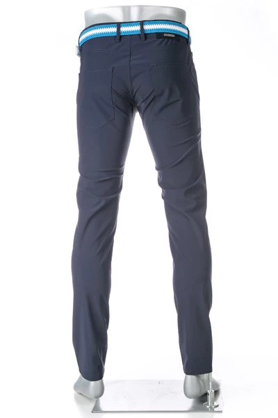 Alberto Hose Slim-WR, Slim Fit, Mikrofaser Revolutional®, Navy – Bild 5