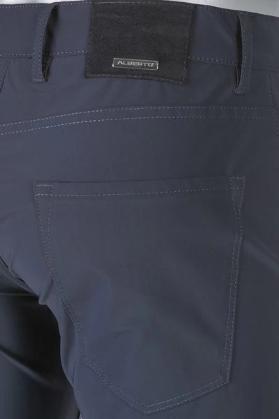 Alberto Hose Slim-WR, Slim Fit, Mikrofaser Revolutional®, Navy – Bild 2