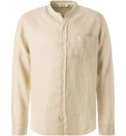Hemd, Reines Leinen, Beige
