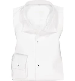 Frackhemd, Baumwolle, Extra Langer Arm, Weiß