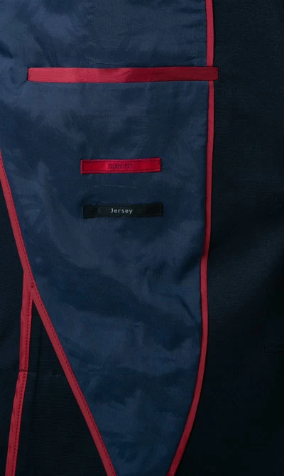 ROY ROBSON Anzug, Slim Fit, Jersey Halbgefüttert, Navy – Bild 4