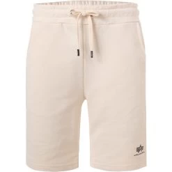 Alpha Industries Sweatshorts, Baumwolle, Creme