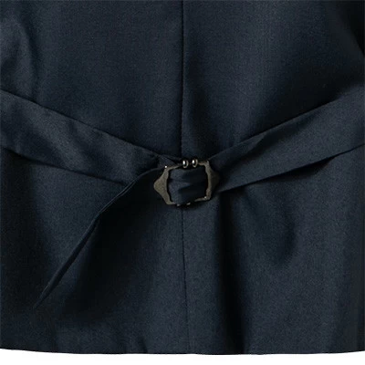 Pierre Cardin Weste, Schurwolle, Marineblau – Bild 3