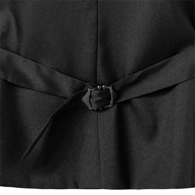 Pierre Cardin Weste, Schurwolle, Steingrau – Bild 2