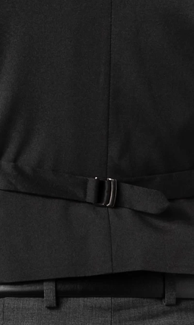 Pierre Cardin Weste, Schurwolle, Steingrau – Bild 4