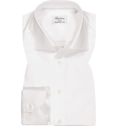Stenströms Hemd, Slimline, Baumwolle, Weiß