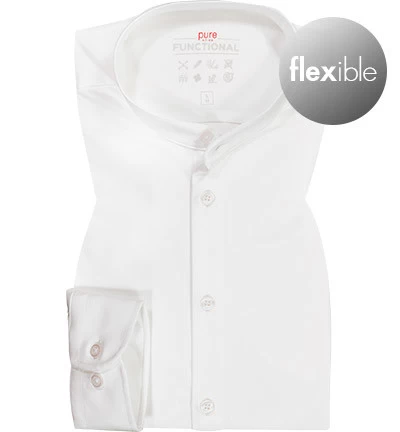 Pure Hemd, Funktionsmaterial, Weiß