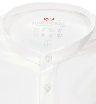 Pure Hemd, Funktionsmaterial, Weiß – Bild 2