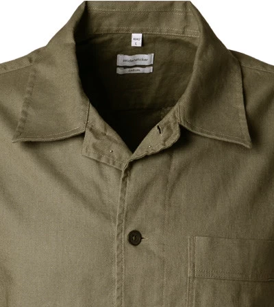 Seidensticker Overshirt, Leinen, Dunkelgrün – Bild 3