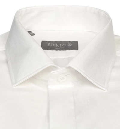 Hemd, Modern Fit, Baumwolle, Offwhite – Bild 3