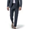 Strellson Hose Luc, Slim Fit, Baumwolle-Leinen, Dunkelblau Meliert